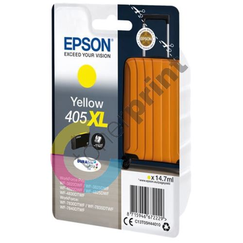 Inkoustová cartridge Epson C13T05H44010, WF-7835DTWF, yellow, 405XL, originál 1