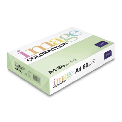 Barevný papír IQ MG 28 A4 120g zelená 1bal/250ks 3
