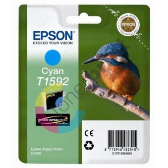 Cartridge Epson Stylus Photo R2000, C13T15924010, cyan, originál 1