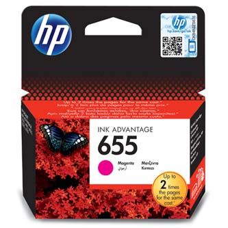 Inkoustová cartridge HP 655 (CZ111AE), magenta, 600 stran, originál