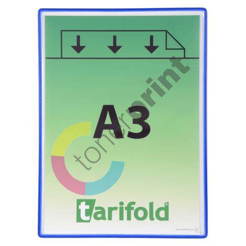 Tarifold rámeček s kapsou, A3, otevřený shora, modrý, 5 ks 1