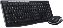Bezdrátový set klávesnice a optické myši Logitech MK270, US International, USB, černý