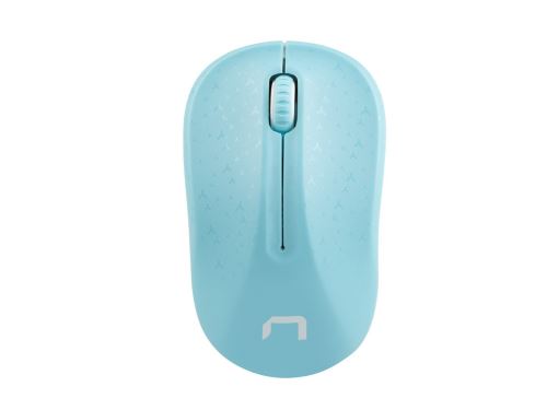 Bezdrátová optická cestovní myš Natec Toucan, 1600 DPI, USB, bílo-modrá