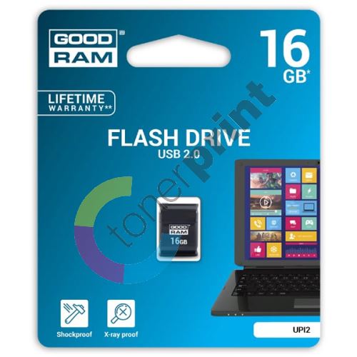 Goodram 16GB, USB flash disk 2.0, UPI2, černá 1