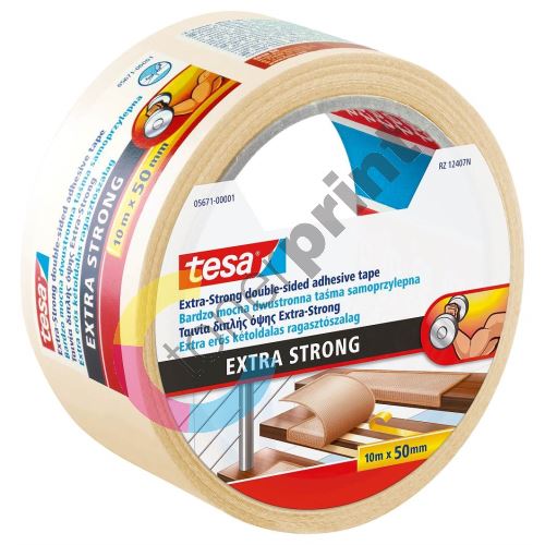Lepicí páska Extra Strong, oboustranná, extra silná, 50 mm x 10 m, Tesa 2