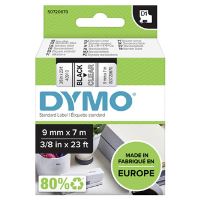 Páska Dymo D1 9 mm x 7m, černý tisk/průhledný podklad, 40910, S0720670 (3)
