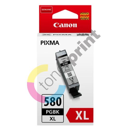 Cartridge Canon PGI-580PGBK XL, 2024C001, black, originál 1