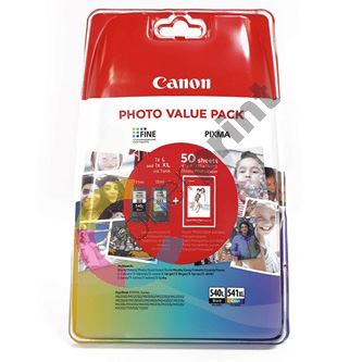 Canon originální ink PG-540L/CL-541XL photo value pack, black/color, 5224B005, Canon 2-pac