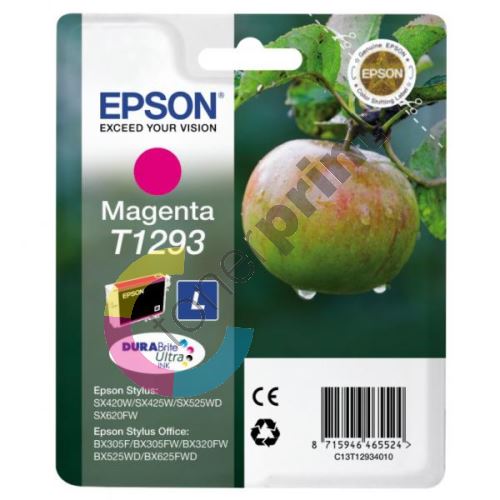 Cartridge Epson C13T12934012, magenta, originál 1