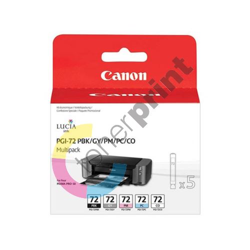Cartridge Canon PGI-72PBK/GY/PM/PC/CO, sada, originál 1