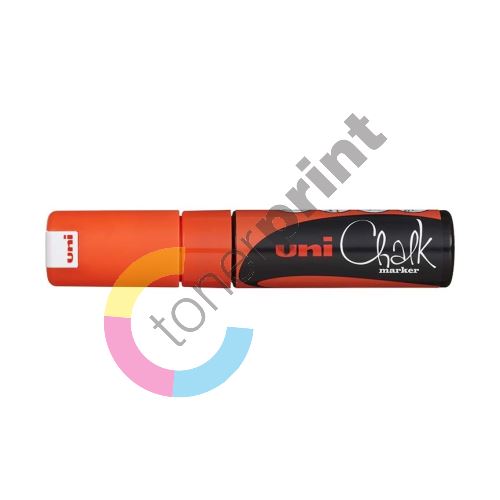 Uni Chalk Marker křídový popisovač PWE-8K, 8 mm, fluo-oranžový 1