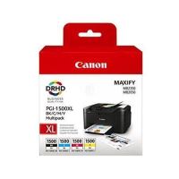 Inkoustové cartridge Canon PGI-1500XL, 9182B010, BK/C/M/Y, multipack, originál Inkoustové cartridge Canon PGI-1500XL, 9182B010, BK/C/M/Y, multipack, originál