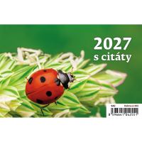 Stolní kalendář 2027 – Týdenní S s citáty plánovací kalendář (2)