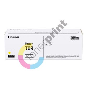 Canon originální toner T09, yellow, 5900str., 3017C006, Canon i-SENSYS X C1127i, i-SENSYS X C1127P Series, O
