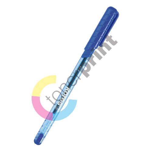 Kuličkové pero Kores K2, modré 1