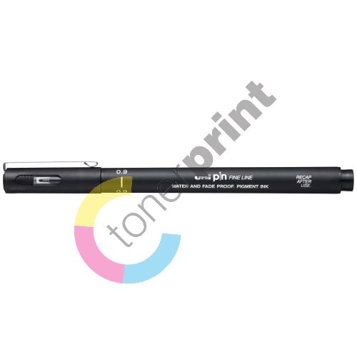 Uni Pin liner 0,9 mm, PIN09-200(S), černý 1