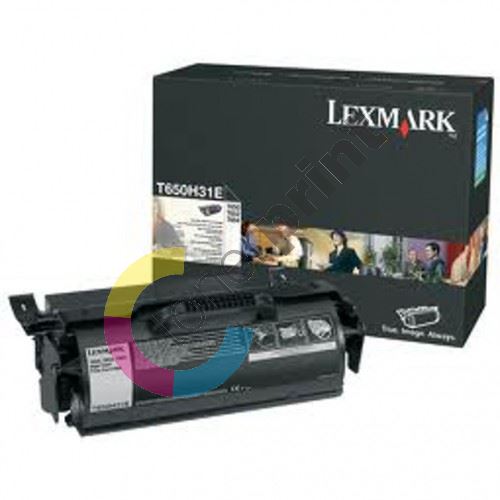 Lexmark toner T650H31E, black, originál 1