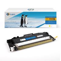 Toner kompatibilní HP 117A, W2072A, Yellow, G&amp;G, Color Laser 150a, 150nw, MFP 179fnw