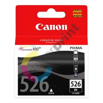 Canon originální ink CLI526BK, black, blistr s ochranou, 9ml, 4540B006, Canon Pixma  MG5150, MG5250, MG6150, MG8150