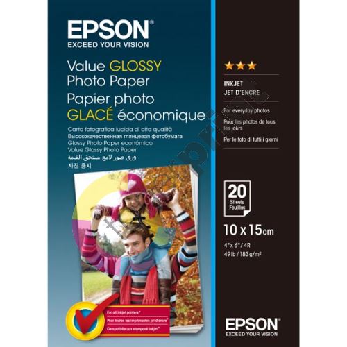 Epson C13S400037, foto papír, 10x15cm, lesklý, 183 g/m2 1