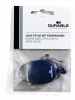 Držák jmenovky Durable Style, tmavě modrý, výsuvný, s karabinou (2)