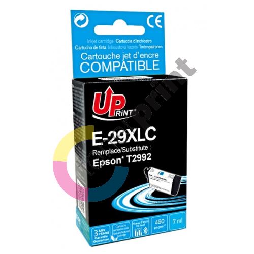 Cartridge Epson C13T29924012, T29XL, cyan, 450str., 7ml, UPrint 1