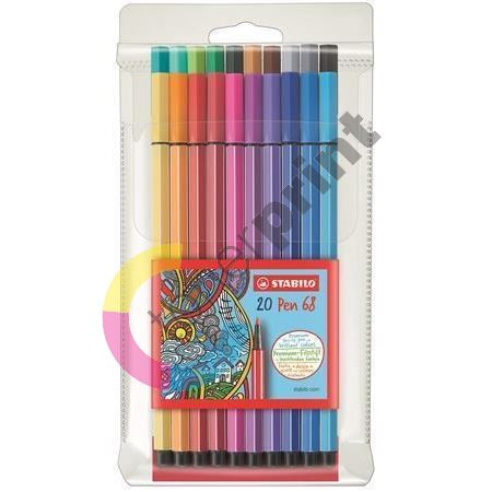 Fixy Pen 68, 20 barev, 1mm, STABILO 1