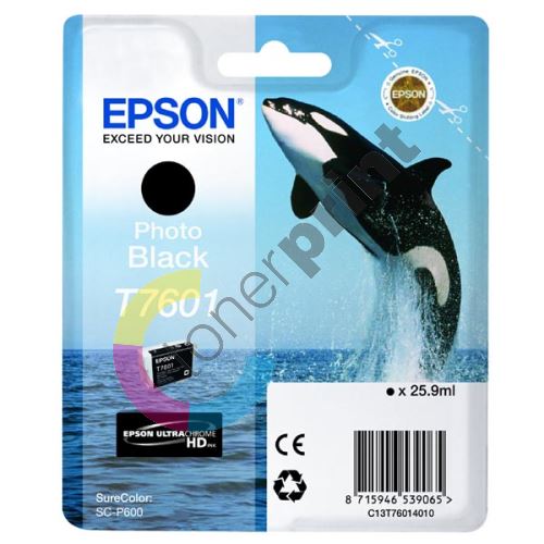 Cartridge Epson C13T76014010, photo black, originál 1