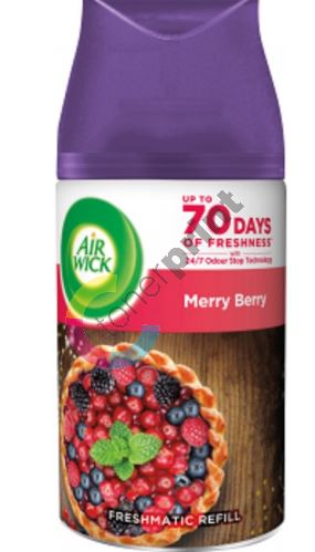 Air Wick FreshMatic Essential Oils Merry Berry - Vůně zimního ovoce automatický osvěžovač