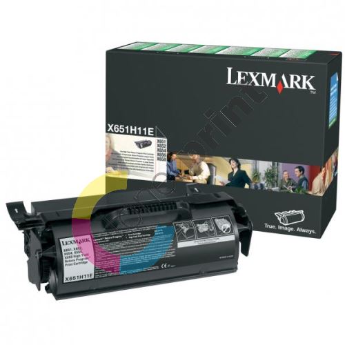 Toner Lexmark X651, 0X651H11E, originál 1