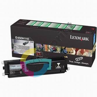 Toner Lexmark E450, E450H11E, originál 1