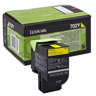 Toner Lexmark 70C2XY0, CS510de, CS510dte, yellow, 702XY, originál