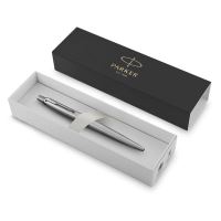 Kuličkové pero Parker Royal Jotter, modrá, nerez tělo, stříbrný klip