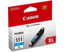 Inkoustová cartridge Canon CLI-551C XL, 6444B001, cyan, 11 ml, originál Inkoustová cartridge Canon CLI-551C XL, 6444B001, cyan, 11 ml, originál