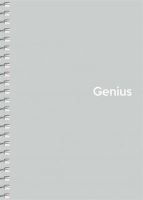 Spirálový sešit Shkolyaryk Genius Pastel, čtverečkovaný, mix, A6, 80 listů, PP desky