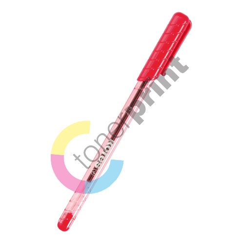 Kuličkové pero Kores K1, červené 1