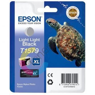 Cartridge Epson Stylus Photo R3000, C13T15794010, light light black, originál 1