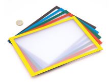 Magnetická kapsa na papír A4 modrá (3)
