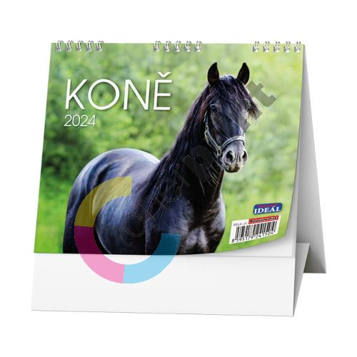 Stolní kalendář - IDEÁL - Koně 1