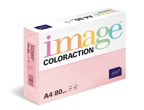 Barevný xerografický papír Image Coloraction A4 80 g Tropic světle růžová – 100 archů