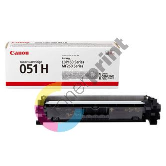 Toner Canon CRG 051H, i-SENSYS LBP162, MF264, 2169C002, black, originál