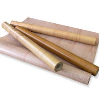 Úklidový papír s PE vrstvou – dekor dřeva, 50 cm × 10 m