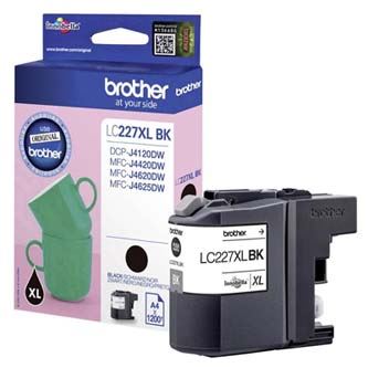Inkoustová cartridge Brother LC227XLBK, Black, 1200 stran, MFC-J4420DW, MFC-J4620DW