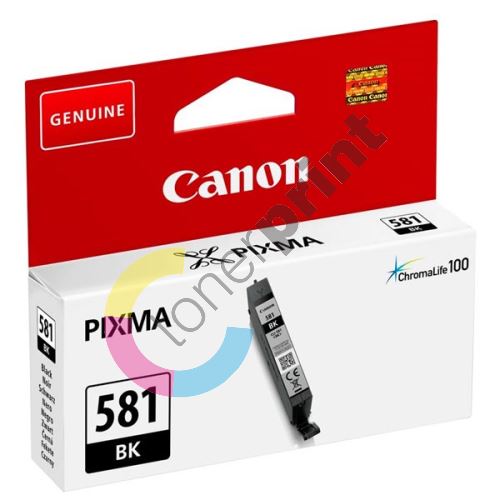 Cartridge Canon CLI-581BK, 2106C001, black, originál 1