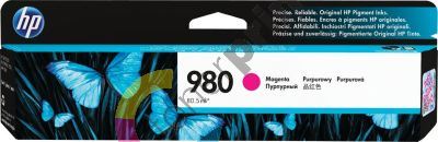 Cartridge HP D8J08A, magenta, No.980, originál 1