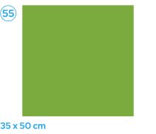 Barevný papír 35 × 50 cm, 300 g/m2, zelený