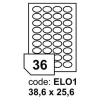Samolepící etikety Rayfilm Office 38,6x25,6 mm 10 archů, inkjet, R0115.EL01F