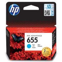 Inkoustová cartridge HP 655 (CZ110AE), cyan, 600 stran, originál (1)