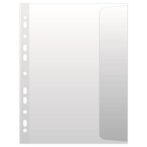 Prospektové obaly s klopou Donau A4, PP 100 µm, matné, transparentní, 10 ks