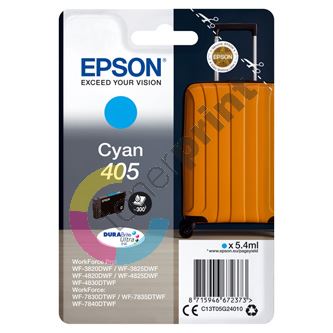 Inkoustová cartridge Epson C13T05G24010, WF-7830DTWF, cyan, 405, originál